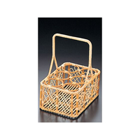 萬洋 籐 ビールポーター 30-406 6本入 FC970LE-1996400