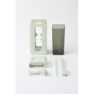 BRUNO 超音波パーソナル加湿器 TIMEFLOW MIST セージグリーン BDE071-SGR-イメージ2