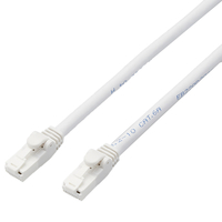 エレコム Cat6A LANケーブル(2m) ホワイト LD-GPAT/WH2/RS