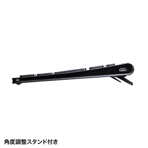 サンワサプライ ワイヤレススリムキーボード(テンキー付き) ブラック SKB-WL31BK-イメージ8