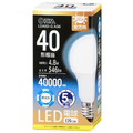 オーム電機 LED電球 E26口金 全光束546lm(4．8W一般電球タイプ) 昼光色相当 LDA5D-G AG6