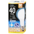 オーム電機 LED電球 E26口金 全光束546lm(4．8W一般電球タイプ) 昼光色相当 LDA5D-G AG6-イメージ1