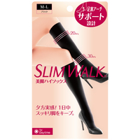 ピップ 美脚ハイソックス M～L SLIMWALK ブラック PH806