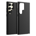 araree Galaxy S24 Ultra用ケース AIRDOME ブラック AR26673S24U