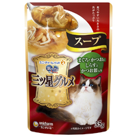 ユニ・チャーム 銀のスプーン 三ツ星グルメ パウチ スープ まぐろ・かつおにしらすとかつお節入り 35g ﾐﾂﾎﾞｼｽ-ﾌﾟｼﾗｽｶﾂｵﾌﾞｼ35G
