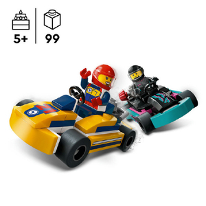レゴジャパン LEGO シティ 60400 ゴーカートとレースドライバー 60400ｺﾞ-ｶ-ﾄﾄﾚ-ｽﾄﾞﾗｲﾊﾞ--イメージ6