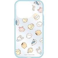 グルマンディーズ iPhone 15 Pro用耐衝撃ケース ちいかわ IIIIfit Clear 総柄 CK-25B