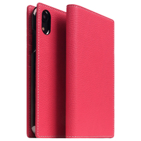 SLG Design iPhone XR用ケース Full Grain Leather Case Pink Rose SD13673I61