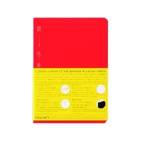 ニトムズ 1／2イヤーノートA6レッド FC687KS-1460516