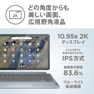 レノボ ノートパソコン IdeaPad Duet 370 Chromebook ミスティブルー 82T6000RJP-イメージ11