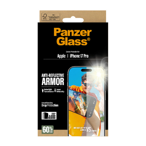 PanzerGlass iPhone 17 Pro PanzerGlass Anti-Reflective Armor Screen Protector UWF 治具付き PG93930-イメージ1