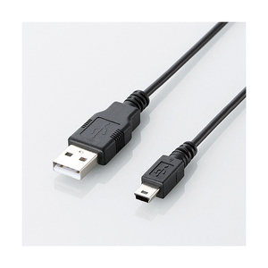 エレコム USB2．0ケーブル(2．0m) ブラック U2C-JM20BK-イメージ1