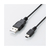エレコム USB2．0ケーブル(2．0m) ブラック U2C-JM20BK-イメージ1
