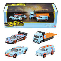 マテル JHW43 ホットウィール プレミアム コレクターセット アソート - ル・マン レース ガルフ セット HWPｺﾚｸﾀ-ｾﾂﾄﾙﾏﾝﾚ-ｽｶﾞﾙﾌｾﾂﾄ