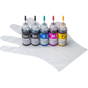 サンワサプライ キヤノン用詰め替えインク 独立型カートリッジ 5色 FCJ007F-INK-CBCIM5S30-イメージ1