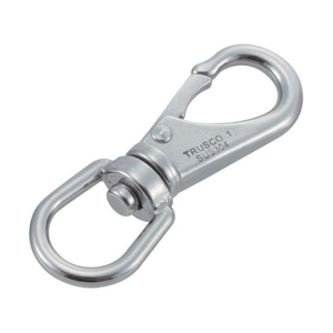 トラスコ中山 TRUSCO スイベルスナップ ステンレス製 線径7×開口14mm 1個入 FC620FB-2750660-イメージ1