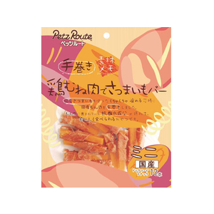 ペッツルート 鶏むね肉でさつまいもバー ミニ 12本 FCN4790-604127-イメージ1