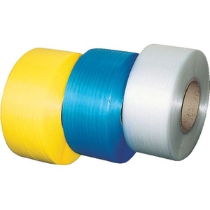 トラスコ中山 TRUSCO 自動梱包器用PPバンド幅15.5mm×長さ2500m 黄 FC265GZ-4329571-イメージ1
