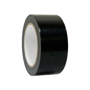 Forestway カラー布テープ 0.2mm厚 50mm×25m 黒 1巻 FC442SA-イメージ2