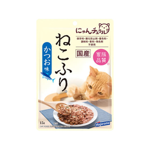 はごろもフーズ にゃんチュラル ねこふり かつお味 15g FCB2768-イメージ1