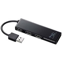 エディオンネットショップ サンワサプライ Usbhcs307bk Sdカードリーダー付きusb2 0ハブ ブラック