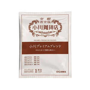 京都西京極 小川珈琲店 小川珈琲/小川珈琲店 小川プレミアムブレンド ドリップコーヒー 50杯 FCJ012T-イメージ2