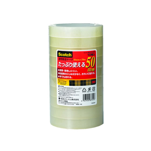 3M 透明粘着テープNO.500 幅18mm×長さ50m 10巻 F840775-500-3-18-10P-イメージ1