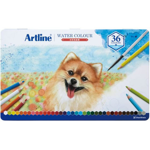 シヤチハタ アートライン 水彩色鉛筆 36色セット FC744SZ-KCP-W36C/H-イメージ1