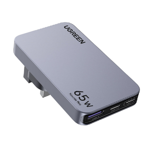 UGREEN Nexode Pro 薄型急速充電器 65W GaN グレー UGR-OT-000009-イメージ4