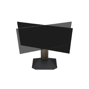 朝日木材 壁寄せテレビスタンド ホワイト木目+ベージュ WS-RS750-WN-イメージ5