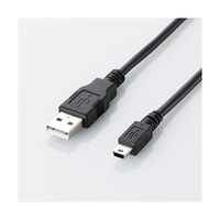エレコム USB2．0ケーブル(5．0m) ブラック U2C-JM50BK