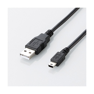エレコム USB2．0ケーブル(5．0m) ブラック U2C-JM50BK-イメージ1