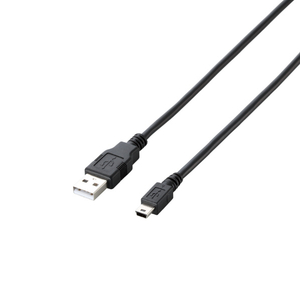 エレコム USB2．0ケーブル(5．0m) ブラック U2C-JM50BK-イメージ2