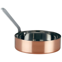 江部松商事 EBM/KM プチパン 浅型片手鍋 銅メッキ 11cm SP11SHC FC425LY-8491050