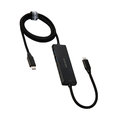 エレコム USB Type-C(TM)充電ケーブル一体型 USBハブ(4ポート/USB 5Gbps) ブラック U3HC-C040PBK