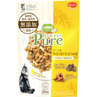 日本ペットフード コンボ ピュア キャット まぐろ味・角切りまぐろ・かつお節添え 200g ｺﾝﾎﾞﾋﾟﾕｱｷﾔﾂﾄﾏｸﾞﾛ200G
