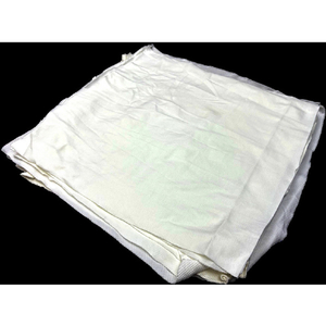 トラスコ 白メリヤスウエス 未使用リサイクル生地 １ｋｇ 目付：約150～350g/［［M2］］ EMU1K-イメージ4