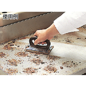 ３Ｍ グリドルパッド 高温用 １１４Ｘ１４０ｍｍ Ｇ／ＫＯＯＮ 3M スコッチ・ブライト［［TM上］］“グリドルパッド” G/KOON-イメージ2