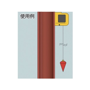 トラスコ中山 下げ振り用糸 細20m巻き 線径0.85mm FC382JW-2533669-イメージ2