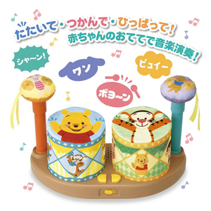 タカラトミー ディズニーベビートイ やわらかボヨヨンドラム くまのプーさん ﾔﾜﾗｶﾎﾞﾖﾖﾝﾄﾞﾗﾑｸﾏﾉﾌﾟ-ｻﾝ-イメージ1