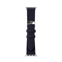 ABBI SIGNATURE Apple Watch用シュランケンカーフバンド(42/41/40/38mm) ブラックブルー ABS27676AW