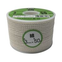 ユタカメイク ロープ 綿ロープボビン巻 3φ×50m FC742GK-3676412