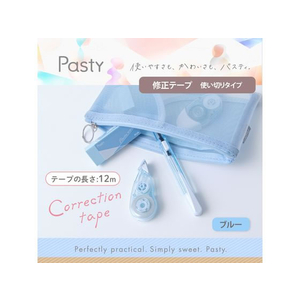 プラス Pasty 修正テープ 使切り ブルー FC366PA-52289/WH-1805-P-イメージ2
