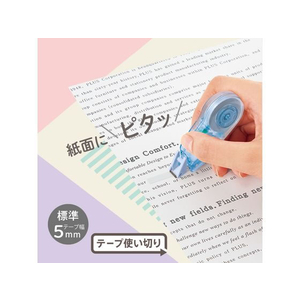 プラス Pasty 修正テープ 使切り ブルー FC366PA-52289/WH-1805-P-イメージ3