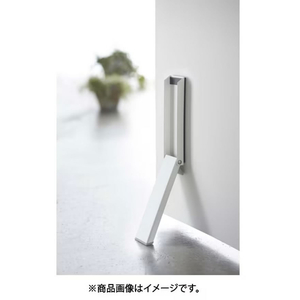山崎実業 smart マグネット折り畳みドアストッパー ホワイト FCE945R-2486-イメージ3