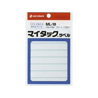 ニチバン マイタックラベル 12×79mm 8片×15シート F802672-ML-18