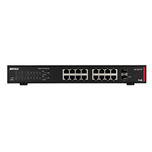 バッファロー 法人向け レイヤー2 Giga PoE スマートスイッチ BS-GS2116P-イメージ3