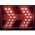 仙台銘板 軽量型矢印板 LIGHT H400×W600mm 赤LED 矢印赤600400赤 FC216HK-8184846-イメージ2