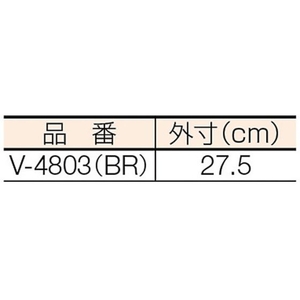 トラスコ中山 マエアキスリッパ ブラウン FC689EX-0041408-イメージ4