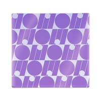 プラス ito／oshi 片面不透明 うちわケース パープル FC310ST-91474FL-300CF
